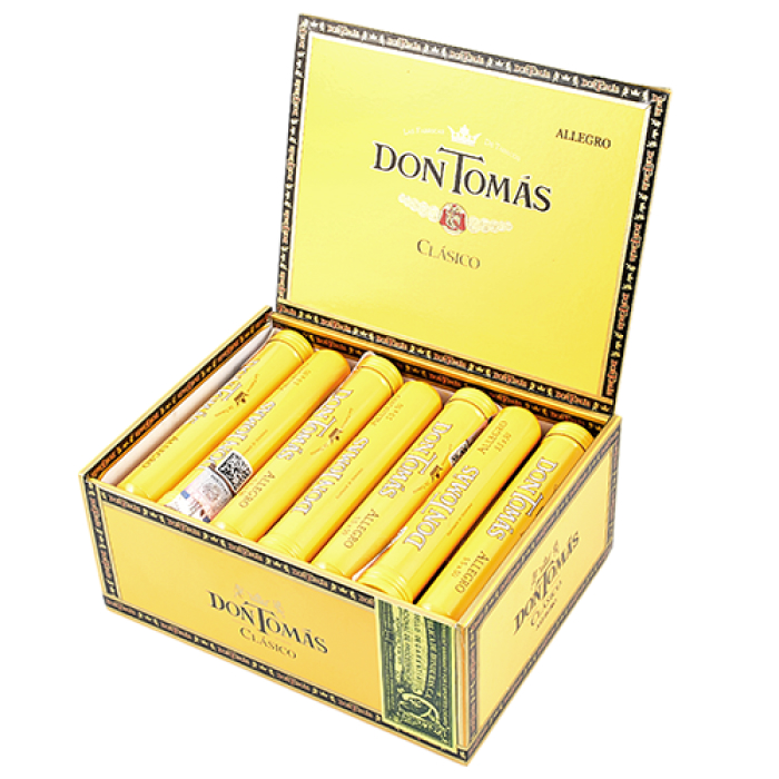 Коробка Don Tomas Clasico Natural Allegro Tubos на 25 сигар